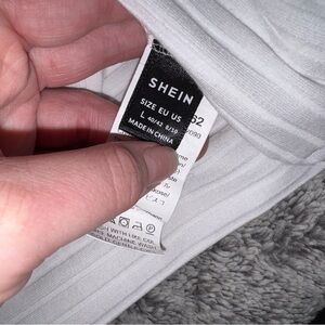 SHEIN Elegant White Blouse